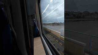 Crossing the Arnside Viaduct trains railways cumbria [upl. by Yrag]