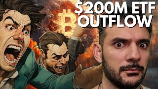 SURPRISE 200M BITCOIN ETF OUTFLOW [upl. by Urquhart535]