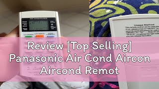 Review Top Selling Panasonic Air Cond Aircon Aircond Remote Control ECONAVI Inverter [upl. by Herrera]