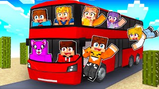 POJECHALIŚMY W NAJDŁUŻSZĄ PODRÓŻ AUTOBUSEM w Minecraft [upl. by Sum]