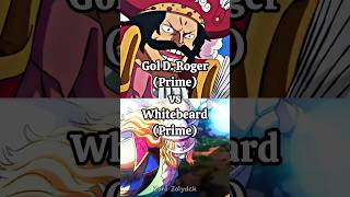 Gol D Roger vs Whitebeard  whoisstrongest whitebeard goldroger luffy onepiece shorts [upl. by Hortense]