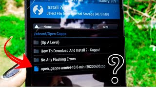 Proper Way to Download amp Install Open Gapps in Android Device  No Flashing Failed [upl. by Peta]