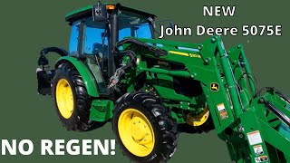 NEW John Deere 5075E No Regen John Deere Engine with DOC [upl. by Uokes]