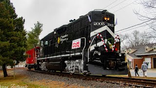 Full HD 60FPS The 2023 Toys for Tots Train on the Delaware amp Raritan River RR in Jamesburg 12323 [upl. by Allan152]