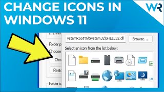 How to Change Icons in Windows 11 [upl. by Lahcim793]