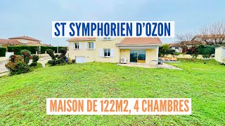 ST SYMPHORIEN DOZON  MAISON DE 122M2 TERRAIN DE 842M2 [upl. by Battista]