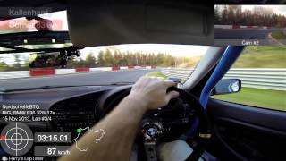 Fast November lap of the Nordschleife in my E36 testing the Harrys Laptimer amp GoPro link [upl. by Eybbob748]