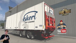 ETS2 v144 Ekeri Trailers Revision by Kast v10 Mega Pack [upl. by Sung]