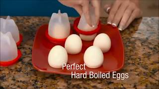 Egg Maker EGGLETTES Hard Boiled Eggs Perfect quotEggsquot Everytime [upl. by Naiva]