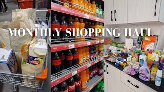 HUGE SHOPPING HAUL Monthly shopping haul NairobiKenya Grocery haul Shopping vlog [upl. by Kcirtapnaes468]