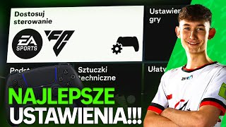 NAJLEPSZE USTAWIENIA PADA I KAMERY W EA FC 24 [upl. by Ttelrats]