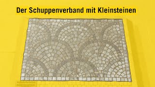 TIEFBAU  Straßenbau  Natursteinpflasterung Kleinstein  Der Schuppenverband [upl. by Deloria]