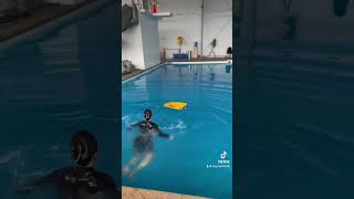 Flight attendant swimming test [upl. by Friedly926]