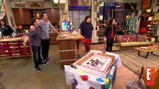 Miranda Cosgrove Celebrates her 18th Birthday on the iCarly set [upl. by Pierette]