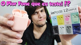 INPODS 12 TWS REVIEW COMPLETO Fone Bluetooth BARATO mas VALE A PENA Comprar UNBOXING [upl. by Akialam]