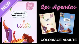 AGENDAS Nouvelle Collection coloring coloriagepouradulte [upl. by Guzel]