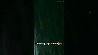 Bahut Aayi Gayi yaadein song status video🥺💔 Marjaavaan movie sad💯dialogue status video🥀✨ [upl. by Adnaugal]