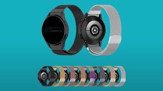 Pulseira Magnetica Milanese para Samsung Galaxy Watch 4 e Samsung Galaxy Watch 5  Marca LTIMPORTS [upl. by Adnil]