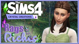 💎 Rags to Riches Challenge  The Sims 4 Crystal Creations  Part 1 💍 [upl. by Tunk]