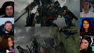 Death of Optimus Prime  Transformers  Revenge of the fallen  Reaction Mashup  transformers [upl. by Herates]