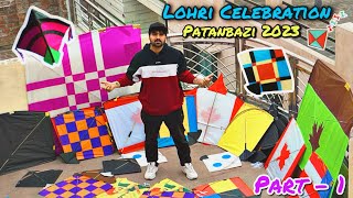 Vlog 7  Lohri Celebration 2023 🪁Part  1 Patangbazi in Amritsar  Barish aa Gae⛈️maninderrajput [upl. by Sorensen]