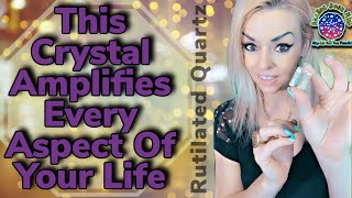 Rutilated Quartz Metaphysical Properties and Benefits Might Be The Most Powerful Crystal That I Own [upl. by Ketty]