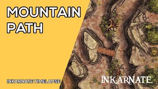 Mountain Path  Inkarnate Timelapse [upl. by Deane]