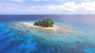 Flying over Chuuk Lagoon with Bebop drone2 [upl. by Sell]