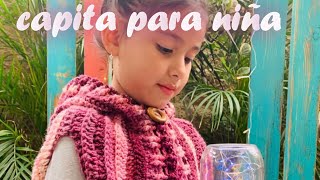 Capita Sofia a crochet para Niña [upl. by Riem]