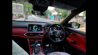 MG HS BLACK WITH RED INTERIOR 2021  MG HS New Meter Cluster  Owners Review Specs amp Features [upl. by Jamieson]