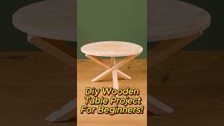 DIY wooden table project for beginners [upl. by Dasya]