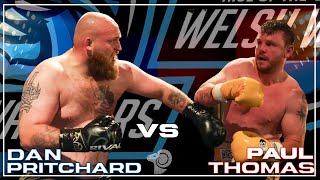 Dan Pritchard vs Paul Thomas HEAVYWEIGHT BOXING [upl. by Lledyr]