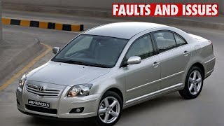 Toyota Avensis 2 Common Faults [upl. by Aleafar944]