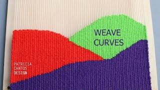 Weave curves  weaving lessons for beginners [upl. by Elagibba265]