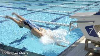 How to do a Backstroke Start  Olympic Champion Stephanie Rice [upl. by Aisetra]