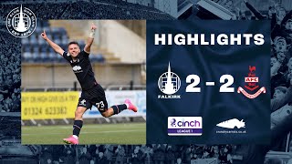 Falkirk 22 Airdrieonians  Highlights [upl. by Ellenaj]