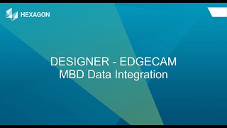 DESIGNEREDGECAM MBD Data Integration [upl. by Ceil671]