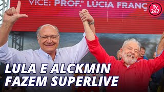 Lula e Alckmin fazem superlive na reta final de campanha [upl. by Mireille]