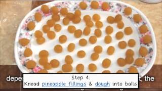 Pineapple Tart Recipe Video [upl. by Eilsek]