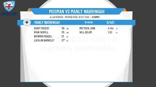 Mosman v Manly Warringah [upl. by Rankin914]