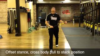 Rip Trainer Exercises Crossbody Pull to Stack Position [upl. by Norej]