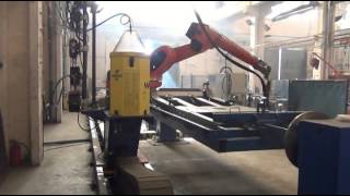 Robotic welding stations Cloos QRC 410 [upl. by Hairehcaz613]