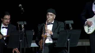 National Arab Orchestra Taqasim Saxaphone Shehadeh Alaqrabawi [upl. by Peisch]