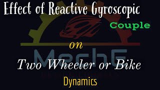 Gyroscopic effect on two wheeler [upl. by Oakleil619]