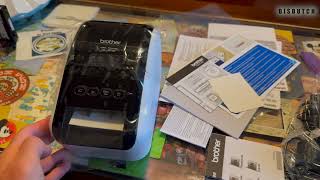 Brother QL 800 Label Printer review we love it [upl. by Sucul]