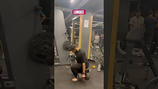 LUNGES  NARROW STANCE  60Kgs x 8Reps  QUADS legs legsworkout gym quads rockstar lunges [upl. by Ettesus]