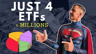 Best 4 ETFs to make you VERY RICH Simple Investing in 2024 [upl. by Kcirddehs]