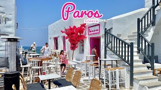 Paros Greece 🇬🇷  Mykonos Vibes  4K 60fps HDR Walking Tour [upl. by Placido]