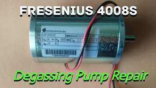 Degassing Pump Repair  Fresenius Medical Care degassingpumprepair dialysismachine fresenius [upl. by Noneek]