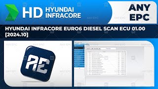 HYUNDAI INFRACORE EURO6 DIESEL SCAN ECU 0100 202410  PRESENTATION [upl. by Gilcrest]